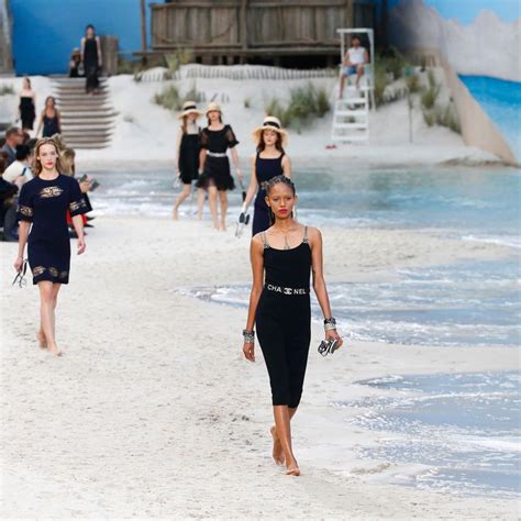 chanel grand palais plage|chanel's beach runway.